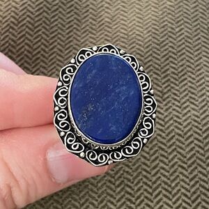 Sterling Silver Lapis Lazuli Ring